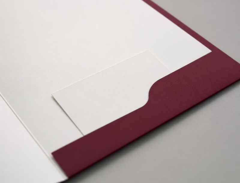 Folder – Detailaufnahme (Symbolbild)