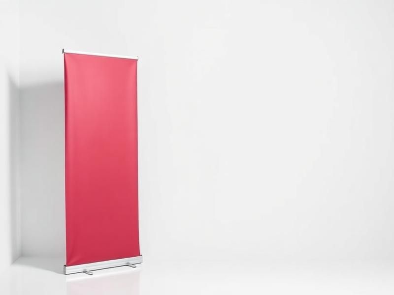 Roll-ups – Symbolbild, produziert mit unseren Produktionspartnern: 85 × 200 cm, Blockout-Banner, Alu-Kassette optional